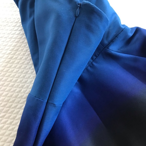 Halston Heritage Ombré Strapless Dress - Picture 4 of 7